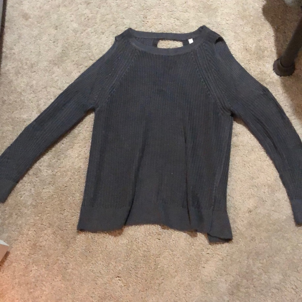 Open Back Long Sweater